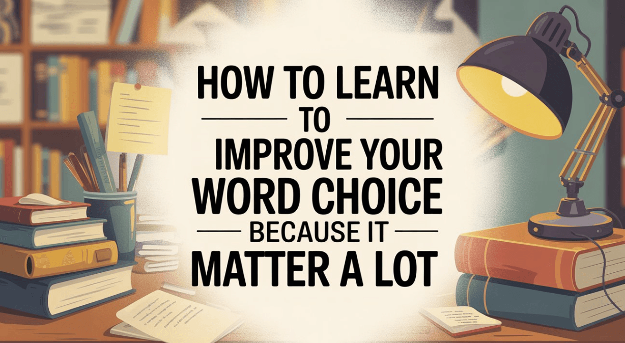 How to Learn to Improve Your Word Choice Because It Matter a Lot